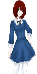 Rating: Safe Score: 0 Tags: 1girl auto_tagged blue_dress dress frills green_eyes heterochromia image long_sleeves looking_at_viewer pantyhose red_eyes short_hair simple_background smile solo souseiseki white_background white_legwear User: admin