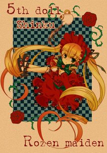 Rating: Safe Score: 0 Tags: 1girl argyle argyle_background argyle_legwear blonde_hair bonnet checkered checkered_background checkered_floor dress flower frills image long_hair pink_rose red_dress red_flower red_rose rose shinku solo twintails very_long_hair User: admin