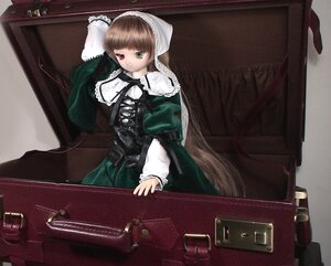 Rating: Safe Score: 0 Tags: 1girl bangs blunt_bangs brown_hair doll dress frills green_dress green_eyes heterochromia long_hair long_sleeves looking_at_viewer red_eyes sitting solo suiseiseki very_long_hair User: admin