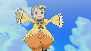 Rating: Safe Score: 0 Tags: 1girl :d blue_sky bow cloud day dress frills green_eyes image kanaria long_sleeves open_mouth outdoors outstretched_arms sky smile solo spread_arms wide_sleeves yellow_dress User: admin