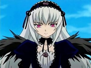 Rating: Safe Score: 0 Tags: 1girl black_dress black_wings detached_collar dress feathered_wings flower frills hairband image long_hair long_sleeves looking_at_viewer pink_eyes silver_hair sky solo suigintou upper_body wings User: admin