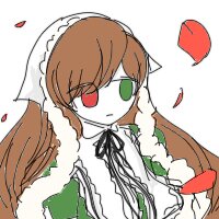 Rating: Safe Score: 0 Tags: 1girl brown_hair dress green_eyes image long_hair long_sleeves ribbon simple_background solo suiseiseki white_background User: admin