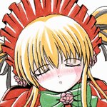 Rating: Safe Score: 0 Tags: 1girl blonde_hair blush image plaid shinku solo User: admin