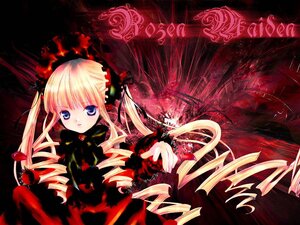 Rating: Safe Score: 0 Tags: 1girl blonde_hair blue_eyes dress drill_hair flower image long_hair long_sleeves looking_at_viewer rose shinku solo twin_drills twintails very_long_hair User: admin