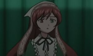 Rating: Safe Score: 0 Tags: 1girl bangs brown_hair dress frills heterochromia image long_hair long_sleeves looking_at_viewer neck_ribbon ribbon solo suiseiseki User: admin