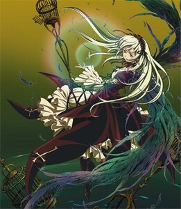 Rating: Safe Score: 0 Tags: 1girl black_wings dress feathers floating_hair frills hairband image long_hair long_sleeves looking_at_viewer red_dress red_eyes silver_hair solo suigintou very_long_hair wings User: admin