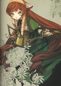 Rating: Safe Score: 0 Tags: 1girl absurdres brown_hair dress drill_hair flower frills green_eyes head_scarf heterochromia highres image juliet_sleeves long_hair long_sleeves looking_at_viewer puffy_sleeves red_eyes rozen_maiden scan sitting solo suiseiseki very_long_hair wada_arco watering_can User: admin