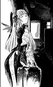 Rating: Safe Score: 0 Tags: 1girl closed_eyes dress frilled_sleeves frills greyscale hairband image lolita_hairband long_hair long_sleeves monochrome ribbon solo standing suigintou very_long_hair wings User: admin