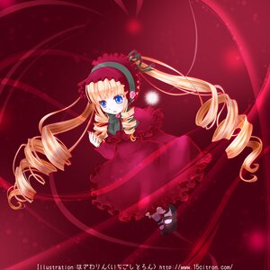 Rating: Safe Score: 0 Tags: 1girl blonde_hair blue_eyes bonnet bow copyright_name dress drill_hair full_body image long_hair long_sleeves ringlets shinku shoes solo standing twin_drills twintails very_long_hair User: admin