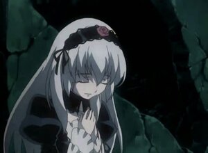 Rating: Safe Score: 0 Tags: 1girl black_dress black_ribbon dress flower frilled_sleeves frills hairband image long_hair long_sleeves rose solo suigintou upper_body wings User: admin