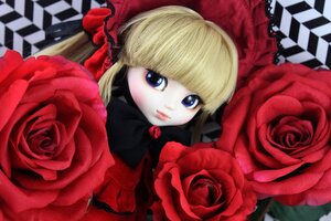 Rating: Safe Score: 0 Tags: 1girl argyle_background black_rose blonde_hair blue_eyes bouquet checkered checkered_background checkered_floor doll flower long_hair pink_flower pink_rose purple_rose red_flower red_rose rose rose_petals shinku solo thorns white_rose yellow_rose User: admin