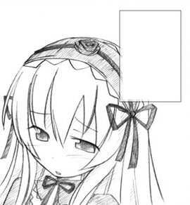 Rating: Safe Score: 0 Tags: 1girl blush bow dress greyscale hair_ribbon image long_hair looking_at_viewer monochrome ribbon simple_background solo striped suigintou white_background User: admin