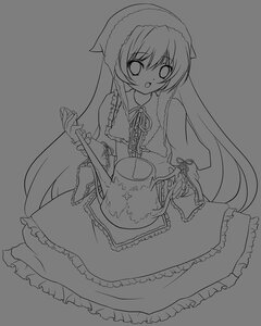 Rating: Safe Score: 0 Tags: 1girl absurdres akina_(schism) bad_id bad_pixiv_id chain dress frills full_body greyscale highres image lineart lolita_fashion long_hair long_sleeves looking_at_viewer monochrome open_mouth rozen_maiden simple_background sitting solo suiseiseki transparent_background very_long_hair white_background User: admin