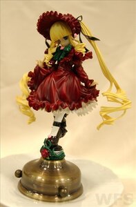 Rating: Safe Score: 0 Tags: 1girl blonde_hair blue_eyes bonnet bow bowtie cup doll dress drill_hair flower full_body long_hair long_sleeves looking_at_viewer red_dress rose shinku solo standing twintails very_long_hair User: admin