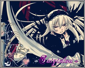 Rating: Safe Score: 0 Tags: 1girl black_dress blonde_hair dress flower frills hairband image jewelry letterboxed lolita_hairband long_hair looking_at_viewer necklace ribbon rose solo suigintou very_long_hair wings User: admin