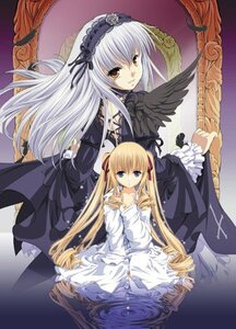 Rating: Safe Score: 0 Tags: 2girls black_wings blonde_hair blue_eyes dress frills hairband image long_hair long_sleeves looking_at_viewer multiple_girls pair ribbon shinku silver_hair suigintou very_long_hair wings User: admin