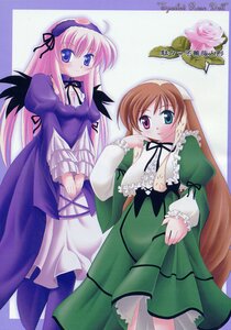 Rating: Safe Score: 0 Tags: 2girls blue_eyes blush brown_hair dress flower frills green_dress heterochromia image long_hair long_sleeves looking_at_viewer multiple_girls pair smile suigintou suiseiseki very_long_hair User: admin