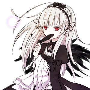 Rating: Safe Score: 0 Tags: 1girl bangs black_ribbon black_wings dress eyebrows_visible_through_hair frills hairband image juliet_sleeves long_hair long_sleeves looking_at_viewer puffy_sleeves red_eyes ribbon simple_background solo suigintou very_long_hair white_background wide_sleeves wings User: admin