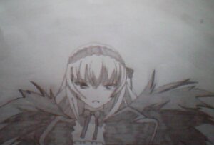 Rating: Safe Score: 0 Tags: 1girl auto_tagged bangs eyebrows_visible_through_hair image long_hair monochrome ribbon solo suigintou upper_body User: admin