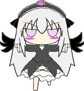 Rating: Safe Score: 0 Tags: 1girl black_dress black_wings blush_stickers chibi dress feathered_wings flower frills full_body gothic_lolita hairband image lolita_fashion lolita_hairband long_hair long_sleeves looking_at_viewer pink_eyes purple_eyes rose silver_hair simple_background solo suigintou white_background wings User: admin