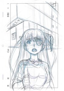 Rating: Safe Score: 0 Tags: 1girl barasuishou graphite_(medium) image long_hair monochrome open_mouth sketch solo traditional_media upper_body User: admin