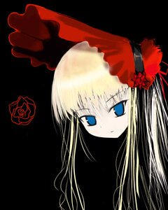 Rating: Safe Score: 0 Tags: 1girl black_background blonde_hair blue_eyes flower hat image long_hair looking_at_viewer red_flower red_rose rose shinku simple_background solo User: admin