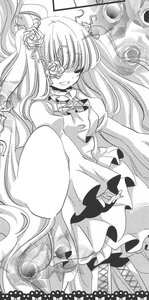 Rating: Safe Score: 0 Tags: 1girl dress frills greyscale hair_ornament image kirakishou long_hair monochrome solo very_long_hair wide_sleeves User: admin