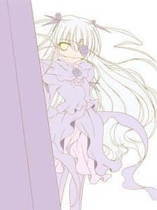 Rating: Safe Score: 0 Tags: 1girl barasuishou dress eyepatch frills full_body image long_hair long_sleeves looking_at_viewer purple_dress ribbon simple_background solo standing two_side_up very_long_hair white_background yellow_eyes User: admin