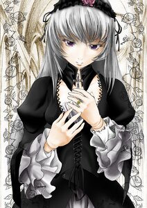Rating: Safe Score: 0 Tags: 1girl breasts cross dress flower frills gothic_lolita hairband image jewelry lolita_fashion lolita_hairband long_hair long_sleeves looking_at_viewer purple_eyes ring rose silver_hair solo suigintou User: admin