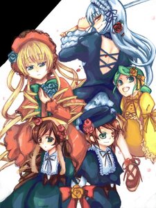 Rating: Safe Score: 0 Tags: blonde_hair blue_dress blue_eyes bonnet bow brown_hair dress flower frills green_hair hat hina_ichigo image kanaria long_hair long_sleeves looking_at_viewer multiple multiple_girls pink_bow rose shinku short_hair siblings silver_hair sisters smile souseiseki suigintou suiseiseki tagme very_long_hair User: admin