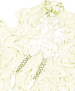 Rating: Safe Score: 0 Tags: 1girl absurdly_long_hair boots cross-laced_footwear dress flower frills hair_flower hair_ornament hatsune_miku image kirakishou knee_boots lineart long_hair monochrome smile solo thigh_boots thighhighs very_long_hair User: admin