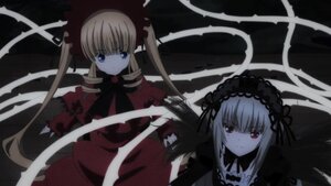 Rating: Safe Score: 0 Tags: 2girls blonde_hair blue_eyes bow dress flower frills hairband image long_hair long_sleeves looking_at_viewer multiple_girls pair red_dress red_eyes rose shinku silver_hair suigintou twintails User: admin