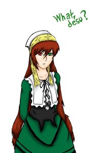Rating: Safe Score: 0 Tags: 1girl arms_behind_back brown_hair dress green_dress green_eyes heterochromia image long_hair long_sleeves looking_at_viewer red_eyes simple_background solo suiseiseki very_long_hair white_background User: admin