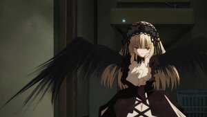 Rating: Safe Score: 0 Tags: 1girl black_dress black_ribbon black_wings dress feathered_wings hairband image lolita_hairband long_hair long_sleeves looking_at_viewer red_eyes ribbon solo suigintou wings User: admin