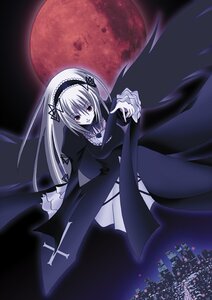 Rating: Safe Score: 0 Tags: 1girl black_wings dress frills full_moon hairband image lolita_hairband long_hair long_sleeves looking_at_viewer moon night red_eyes red_moon solo suigintou very_long_hair wings User: admin