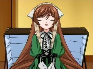 Rating: Safe Score: 0 Tags: 1girl black_ribbon brown_hair closed_eyes dress green_dress head_scarf image long_hair long_sleeves ribbon solo suiseiseki very_long_hair User: admin