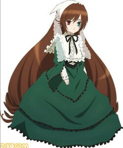 Rating: Safe Score: 0 Tags: 1girl black_ribbon brown_hair dress frills green_dress green_eyes heterochromia image long_hair long_sleeves looking_at_viewer red_eyes simple_background solo suiseiseki very_long_hair white_background User: admin