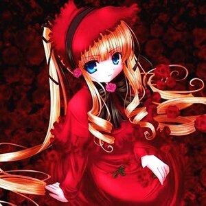 Rating: Safe Score: 0 Tags: 1girl blonde_hair blue_eyes bow dress drill_hair flower image long_hair long_sleeves looking_at_viewer pink_flower pink_rose red_dress rose shinku solo twin_drills twintails very_long_hair User: admin