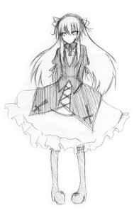 Rating: Safe Score: 0 Tags: 1girl auto_tagged dress frills full_body greyscale hairband image lolita_hairband long_hair long_sleeves looking_at_viewer monochrome possible_duplicate ribbon solo standing striped striped_legwear suigintou vertical_stripes User: admin