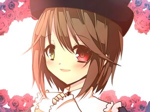 Rating: Safe Score: 0 Tags: 1girl black_rose blue_rose blush bouquet brown_hair floral_background flower hat image open_mouth pink_flower pink_rose purple_rose red_flower red_rose rose rose_petals short_hair smile solo souseiseki striped striped_background thorns vertical_stripes white_rose yellow_rose User: admin
