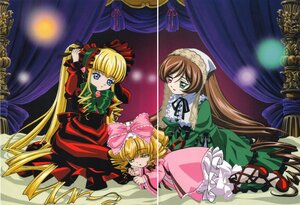Rating: Safe Score: 0 Tags: 3girls blonde_hair blue_eyes bow brown_hair cup curtains dress drill_hair frills green_dress green_eyes hat heterochromia image long_hair long_sleeves looking_at_viewer multiple multiple_girls pink_bow red_eyes shinku sitting suiseiseki tagme twintails very_long_hair User: admin