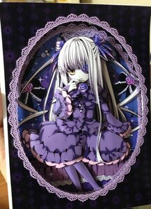 Rating: Safe Score: 0 Tags: 1girl barasuishou blonde_hair bow dress eyepatch flower frills hair_flower image lolita_fashion long_hair pantyhose purple_dress purple_flower rose solo very_long_hair yellow_eyes User: admin