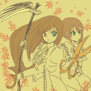 Rating: Safe Score: 0 Tags: anger_vein autumn autumn_leaves blue_eyes dress falling_leaves heterochromia holding holding_leaf image leaf leaf_print long_hair long_sleeves looking_at_viewer maple_leaf monochrome multiple_girls pair red_eyes red_theme short_hair siblings sisters souseiseki spot_color suiseiseki twins User: admin