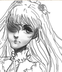 Rating: Safe Score: 0 Tags: 1girl dress flower greyscale hair_flower hair_ornament image kirakishou long_hair looking_at_viewer monochrome rose solo User: admin