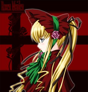 Rating: Safe Score: 0 Tags: 1girl auto_tagged blonde_hair blue_eyes bonnet bow flower image long_hair profile red_flower red_rose ribbon rose shinku solo twintails upper_body User: admin