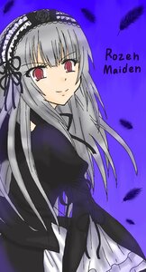 Rating: Safe Score: 0 Tags: 1girl bangs black_dress black_ribbon black_wings closed_mouth dress feathers flower frills hairband image long_hair long_sleeves looking_at_viewer red_eyes rose silver_hair simple_background smile solo suigintou wings User: admin