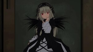 Rating: Safe Score: 0 Tags: 1girl bangs black_dress black_ribbon black_wings closed_mouth dress frills hairband hand_to_own_mouth image juliet_sleeves long_hair long_sleeves looking_at_viewer puffy_sleeves red_eyes ribbon rose silver_hair solo suigintou wings User: admin