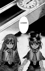 Rating: Safe Score: 0 Tags: 2girls blush capelet dress frills gothic_lolita greyscale hat image lolita_fashion long_hair long_sleeves monochrome multiple_girls pair ribbon siblings sisters souseiseki suiseiseki top_hat twins User: admin