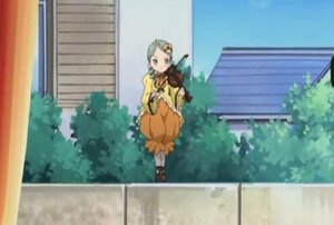 Rating: Safe Score: 0 Tags: 1girl blurry depth_of_field green_eyes hair_ornament image kanaria long_sleeves shoes solo standing User: admin