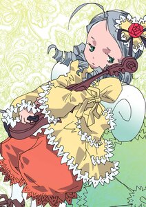 Rating: Safe Score: 0 Tags: 1girl dress drill_hair flower frills green_eyes image kanaria long_sleeves rose short_hair solo twin_drills yellow_dress User: admin